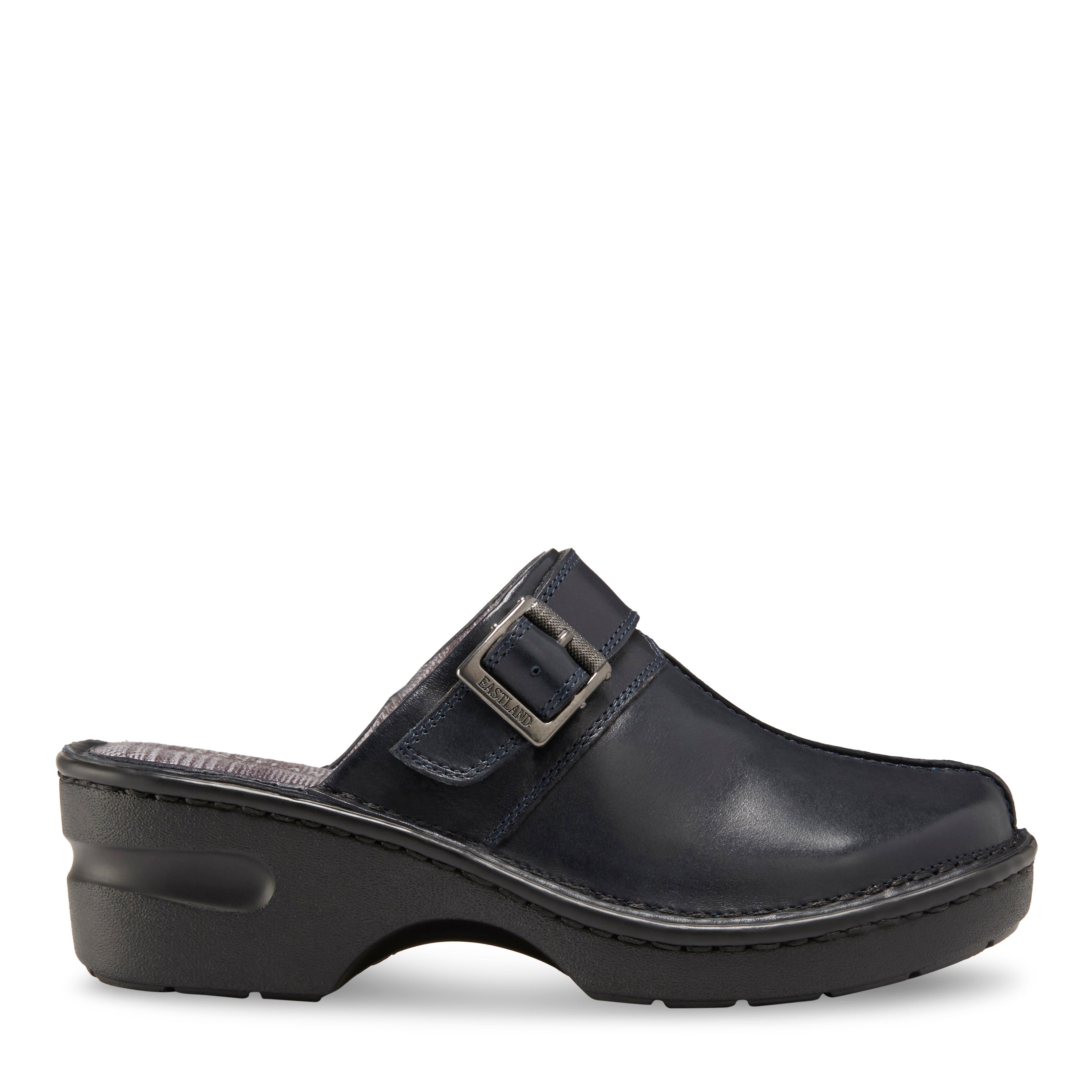  Eastland Mae Clog - Navy - Bonton