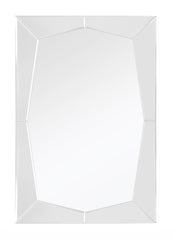Queen Etched Beveled Bathroom/Vanity Mirror