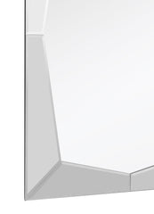 Queen Etched Beveled Bathroom/Vanity Mirror