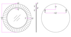 Daylight Round Accent Mirror