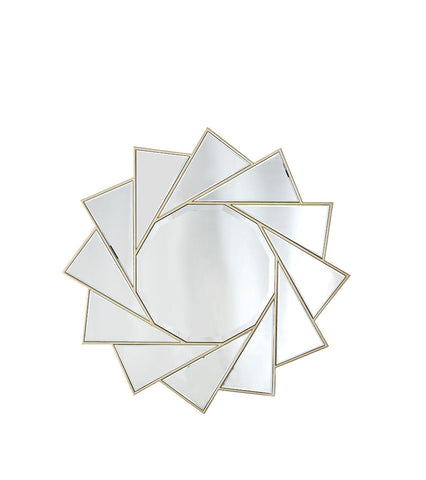 Pinwheel Circular Accent Mirror