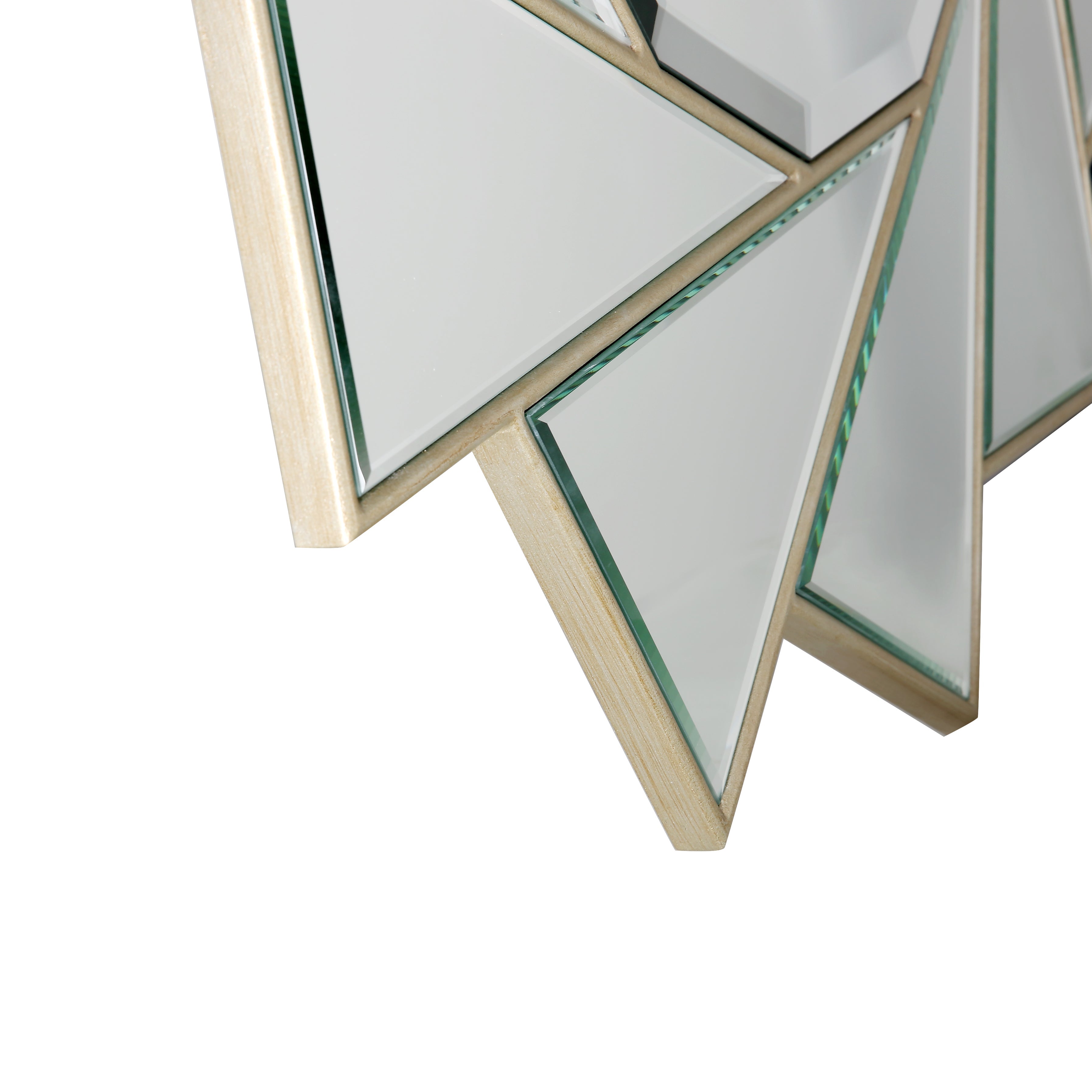  Camden Isle Pinwheel Circular Accent Mirror - Default Title - Bonton