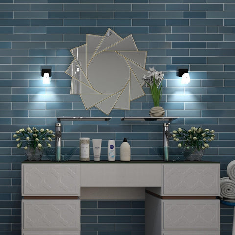 Pinwheel Circular Accent Mirror