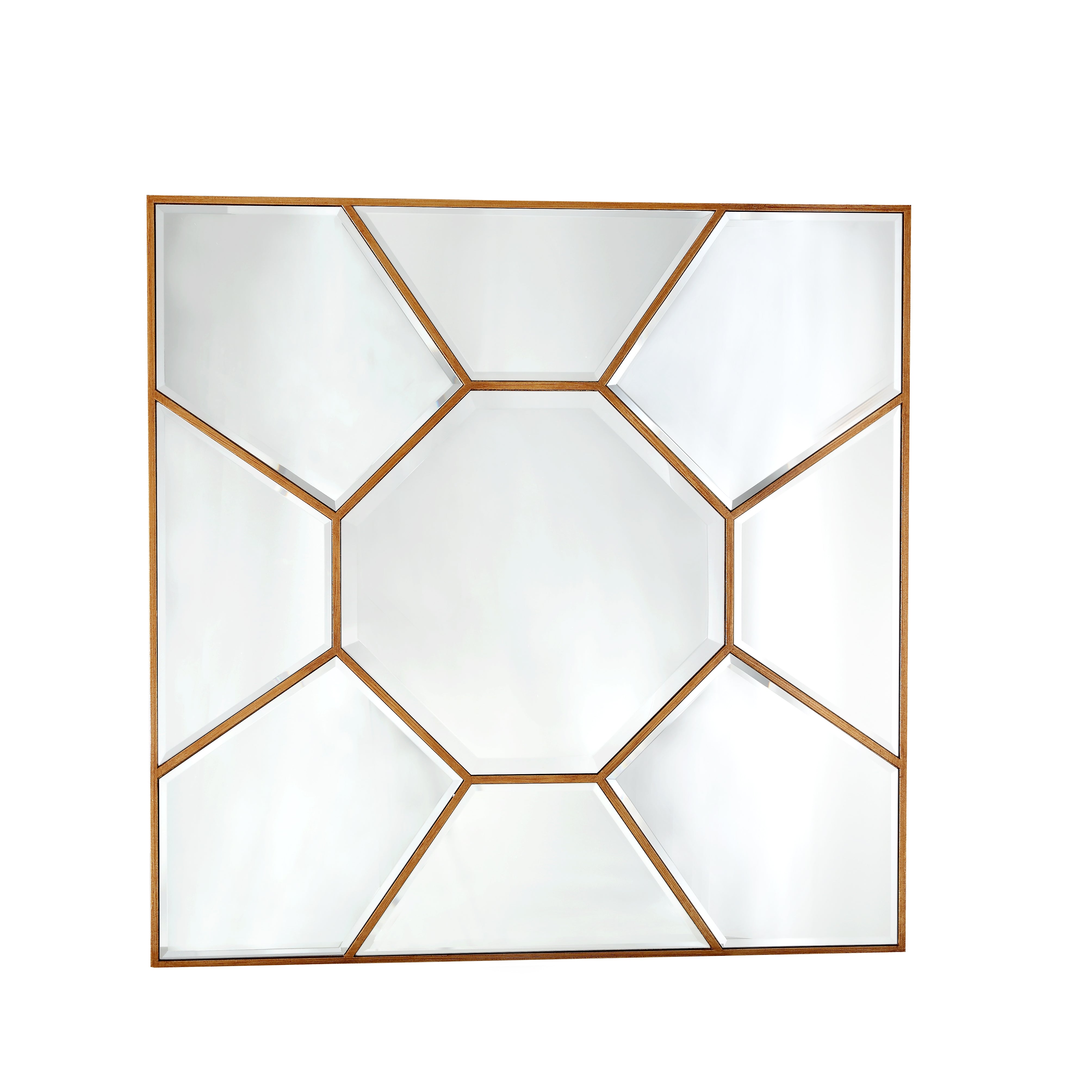  Camden Isle Sunflower Accent Mirror - Default Title - Bonton