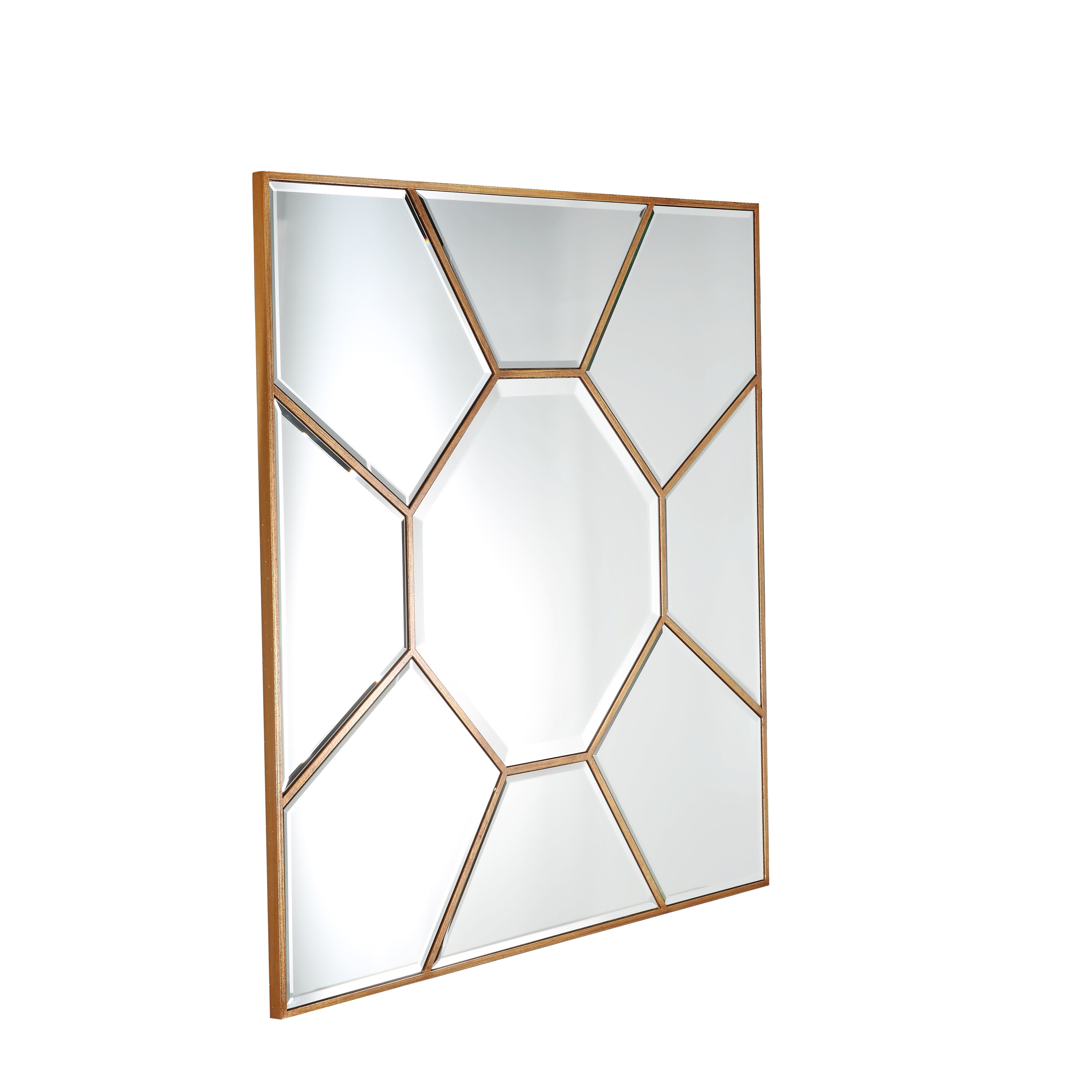  Camden Isle Sunflower Accent Mirror - Default Title - Bonton