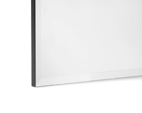 Bubbles Geometric Beveled Accent Mirror