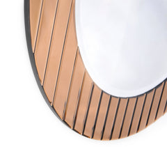 Yukon Gold Beveled Accent Mirror