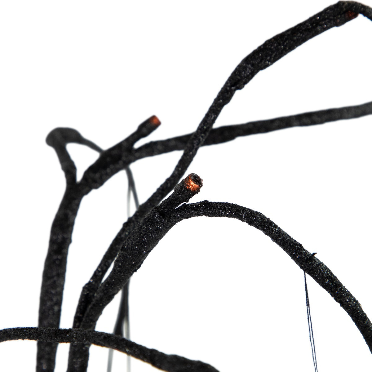  Northlight Pre-Lit Glittered Halloween Willow Tree With Bats - 24
