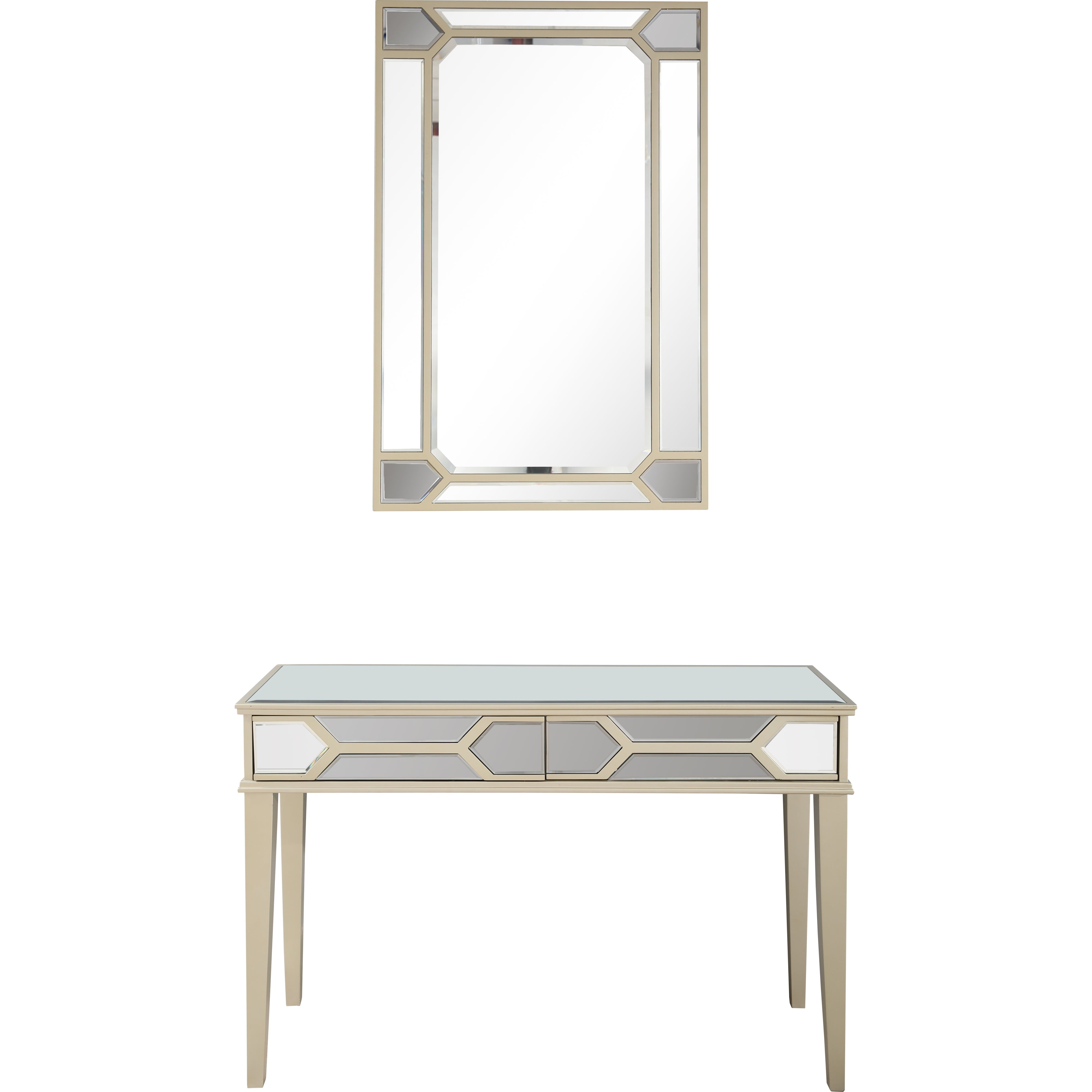  Camden Isle Keeley Wall Mirror and Console - Mirror - Bonton