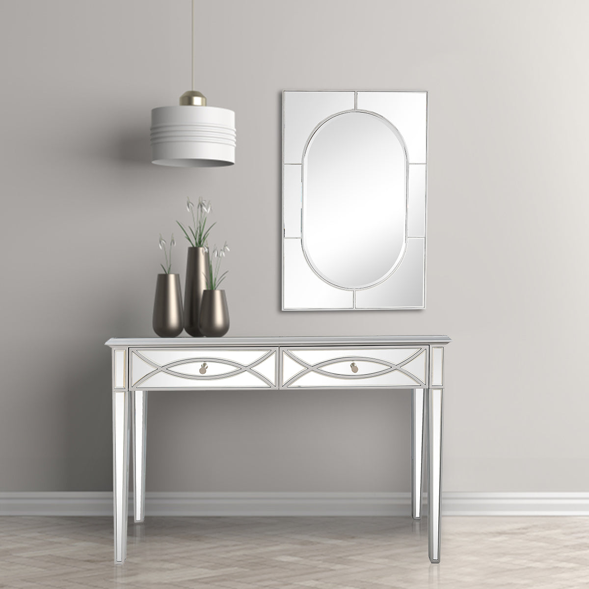  Helena Wall Mirror and Console - Mirror - Bonton