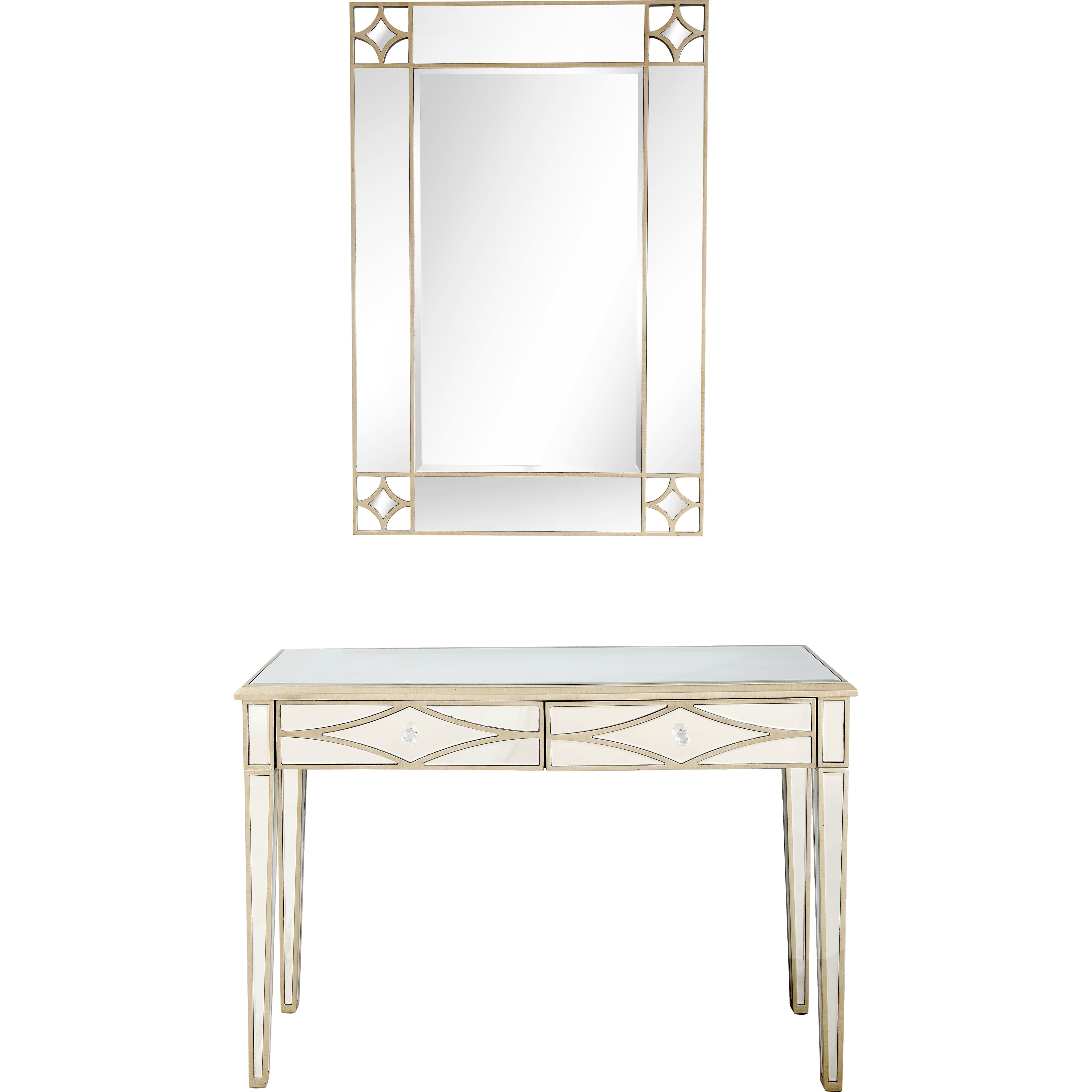 Camden Isle Huxley Wall Mirror and Console - Mirror - Bonton