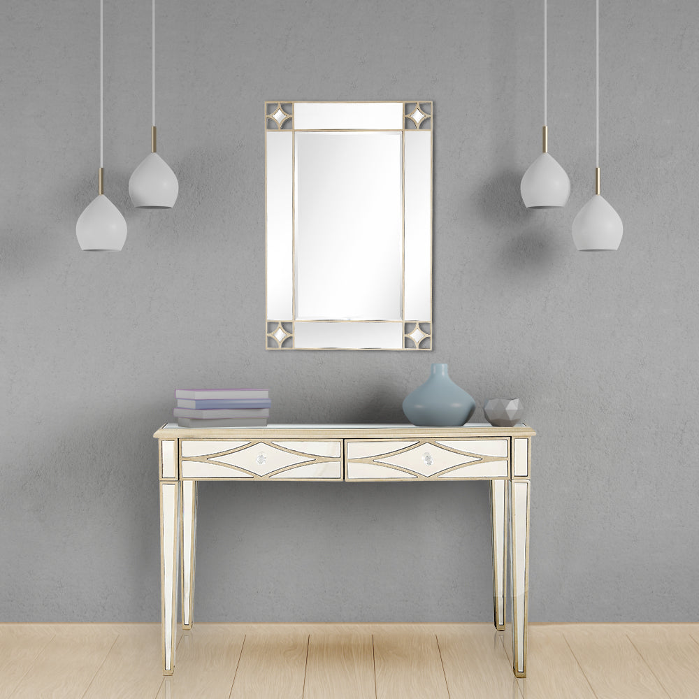  Huxley Wall Mirror and Console - Mirror - Bonton