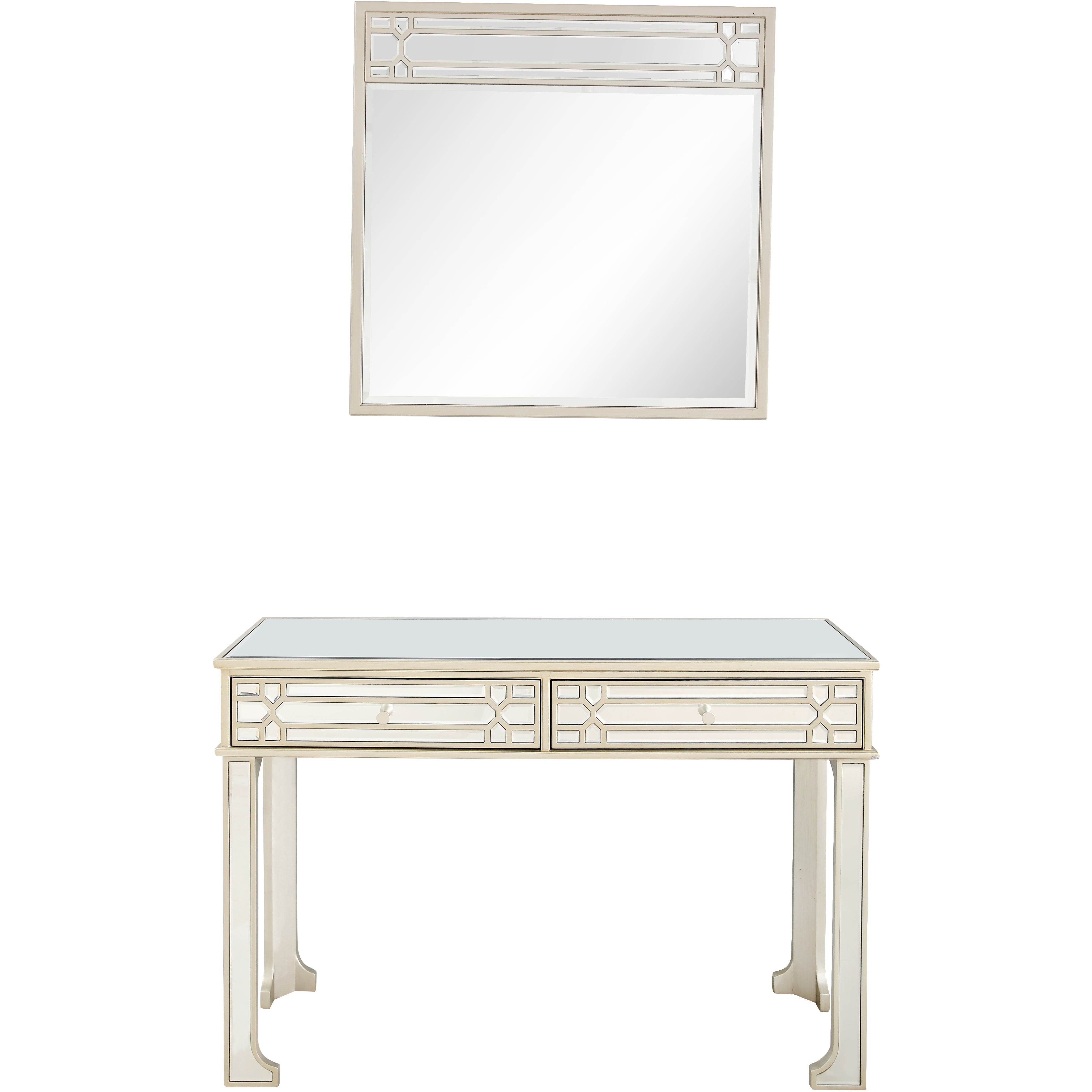  Camden Isle Aubrey Wall Mirror and Console - Console Table - Bonton