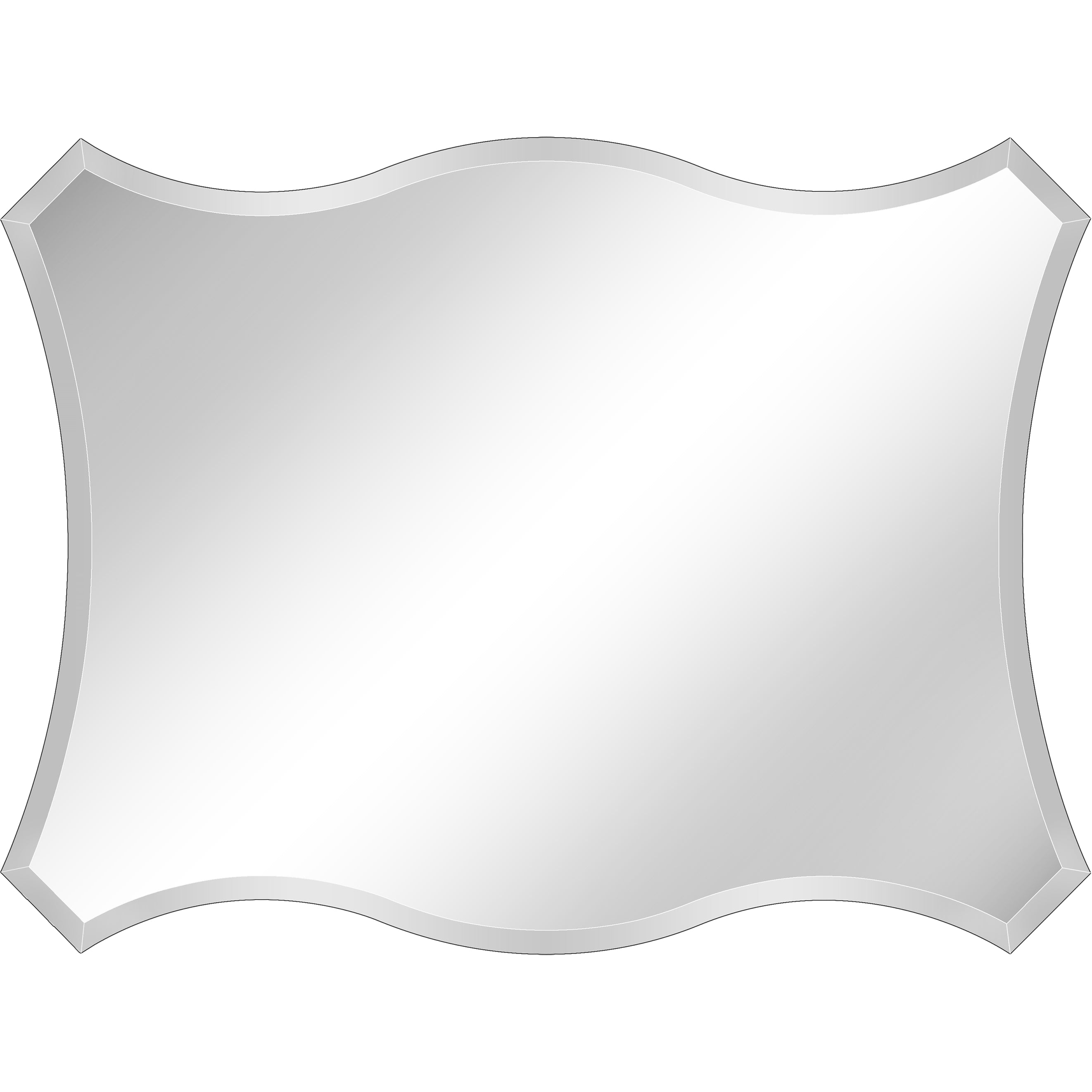  Camden Isle Merritt Wall Mirror - Default Title - Bonton