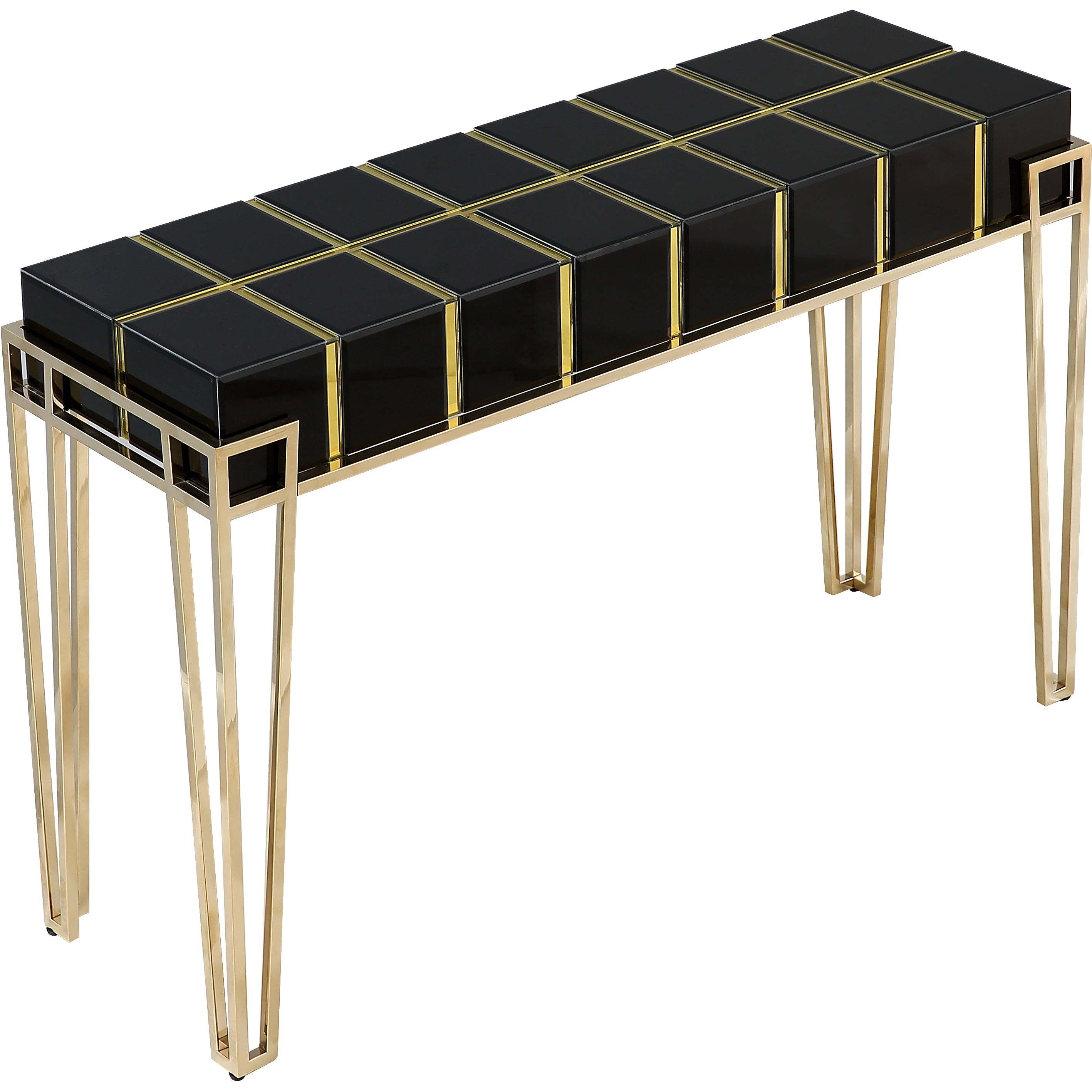  Camden Isle Tuxedo Console Table - Default Title - Bonton