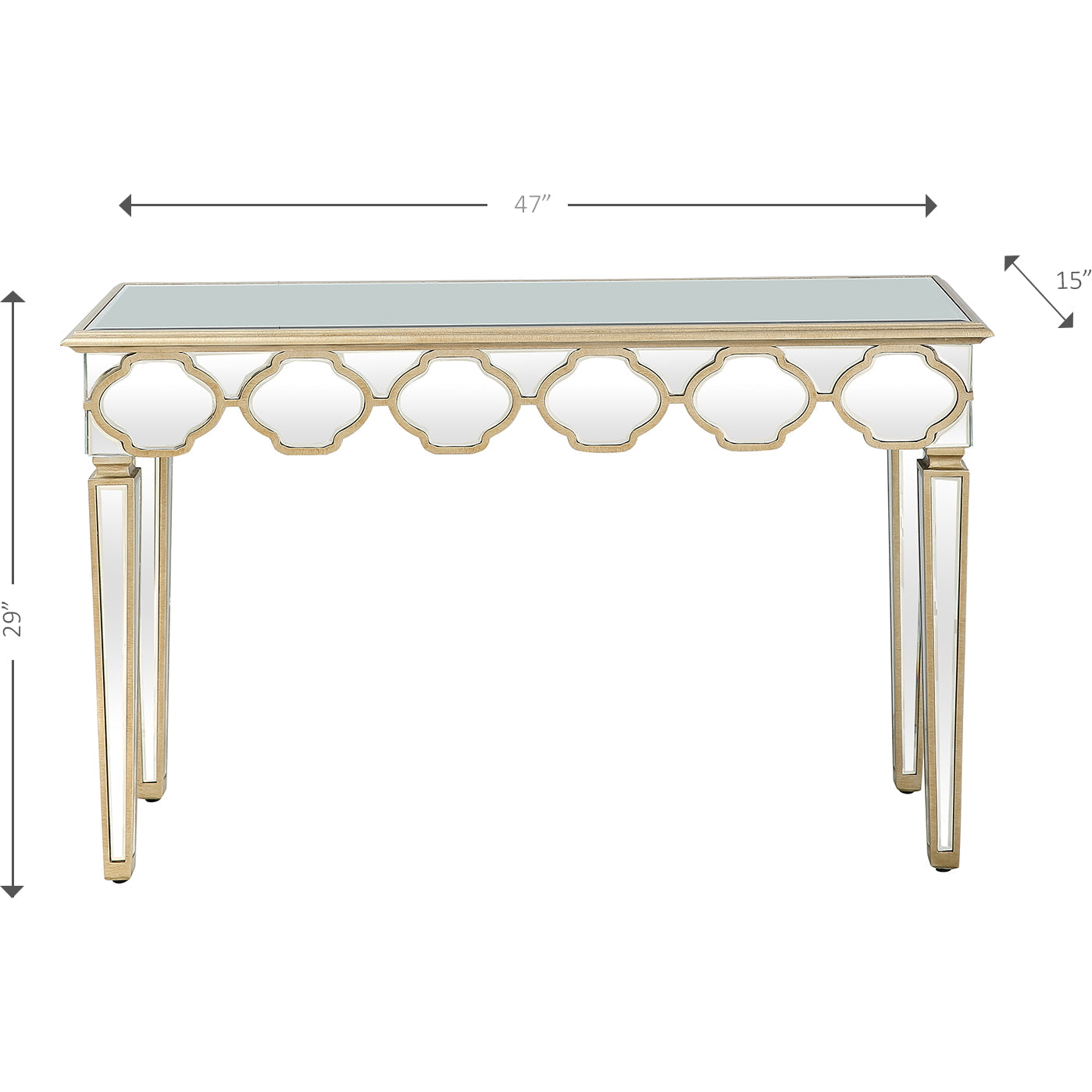  Camden Isle Yasmina Console Table - Default Title - Bonton