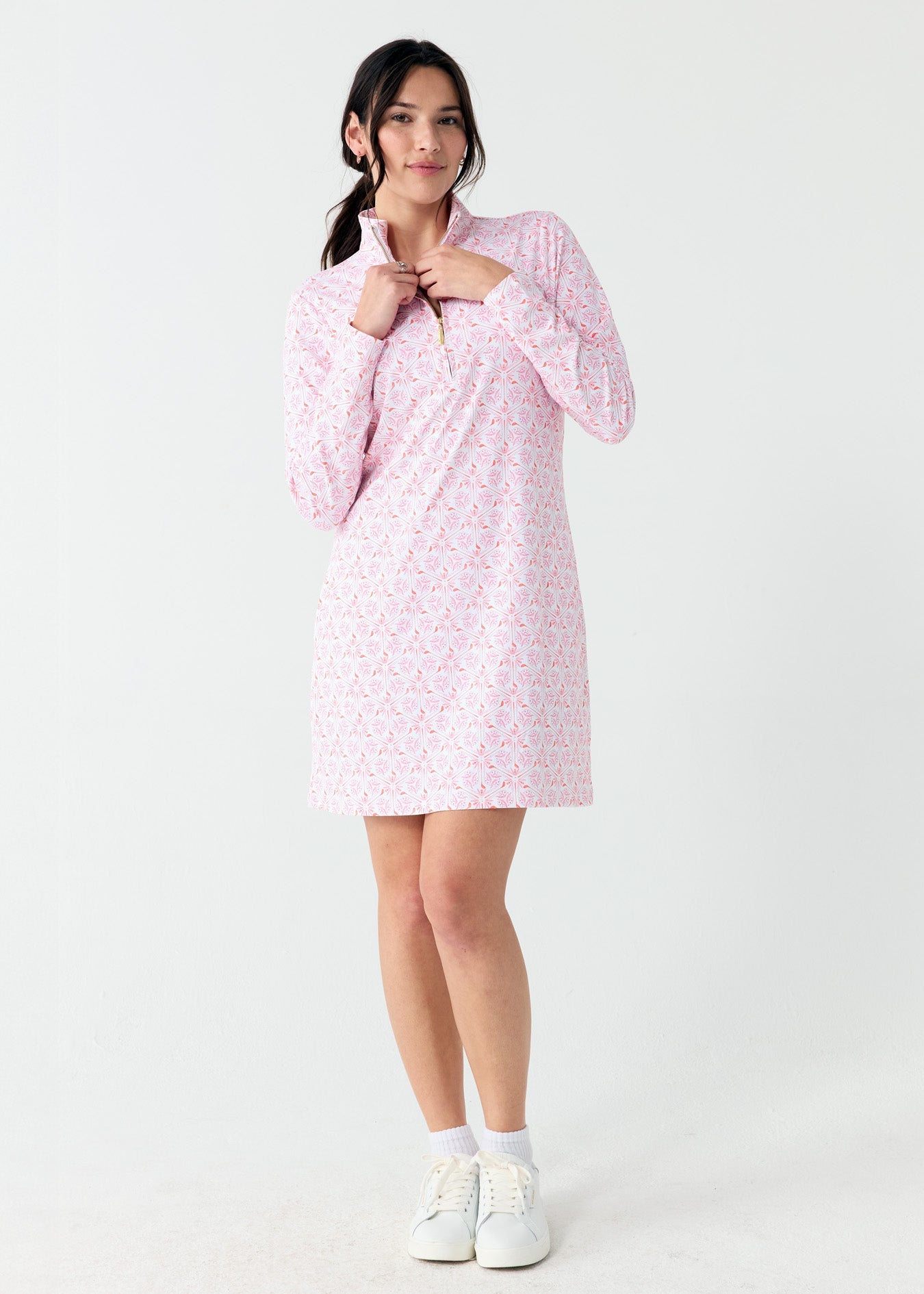  Cabana Life Golf 1/4 Zip Sport Dress - XS - Bonton