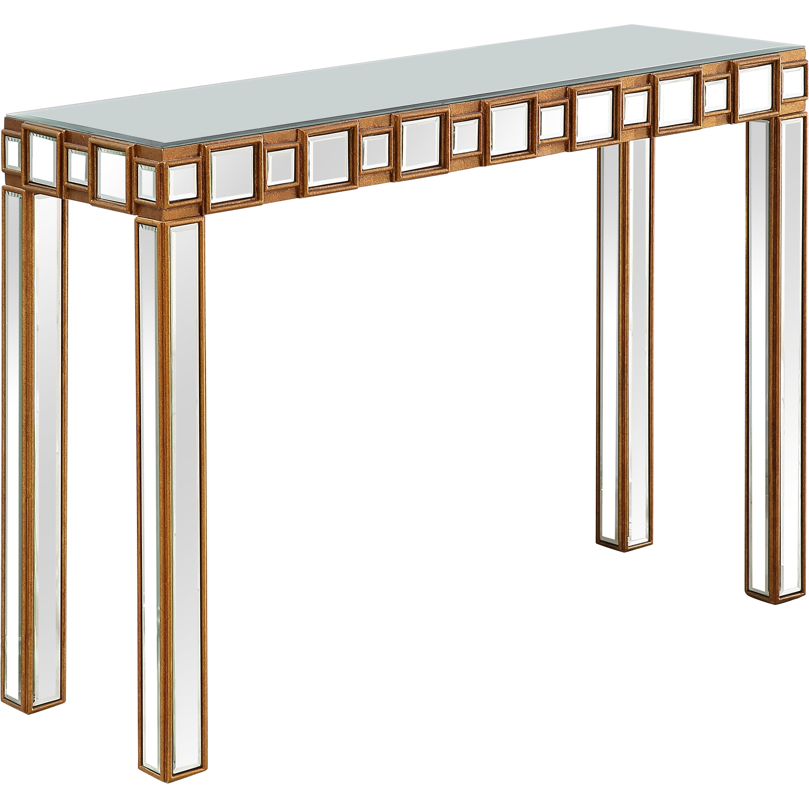  Camden Isle Orion Console Table - Mirror - Bonton