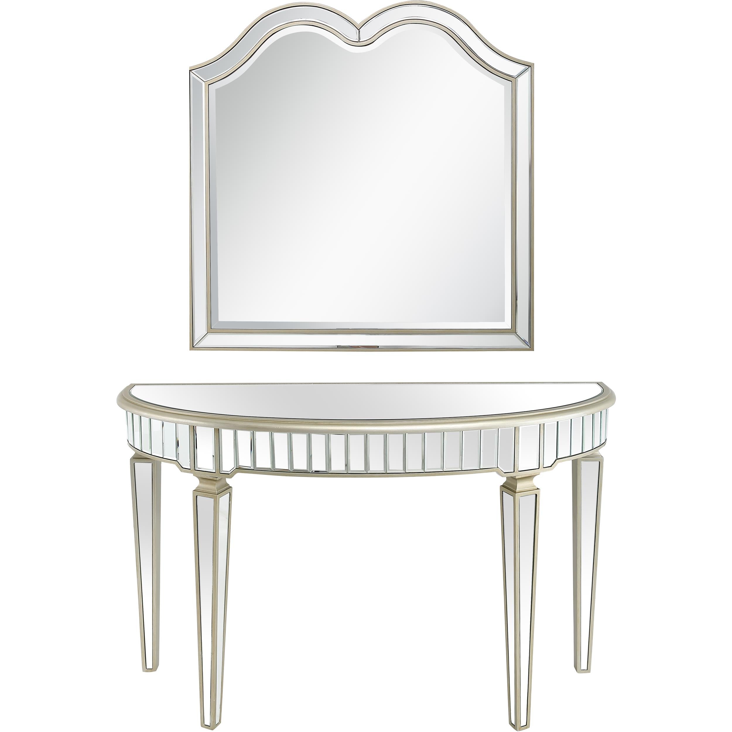  Camden Isle Marilyn Wall Mirror and Console Table - Mirror - Bonton