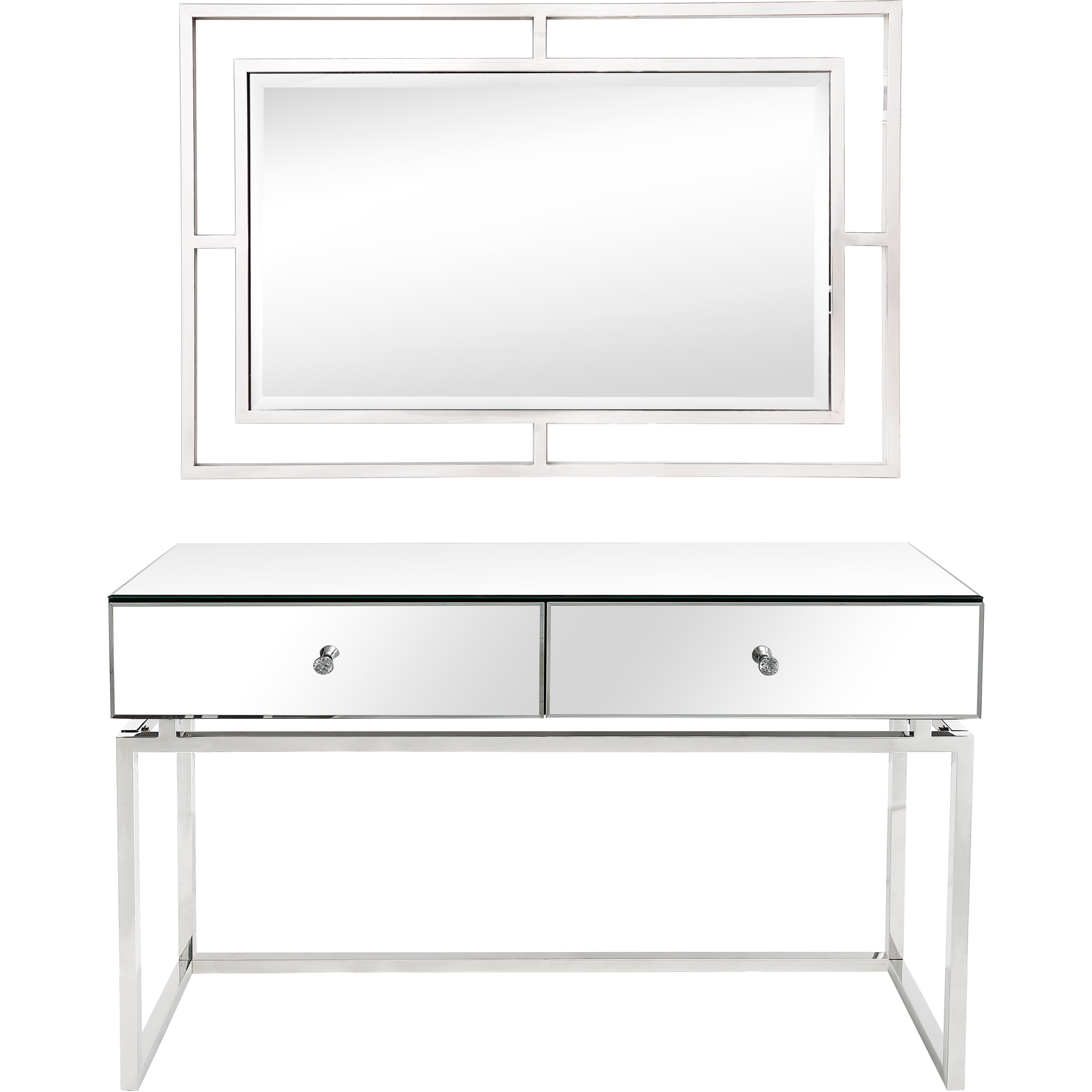  Camden Isle Addison Wall Mirror and Console Table - Console Table - Bonton