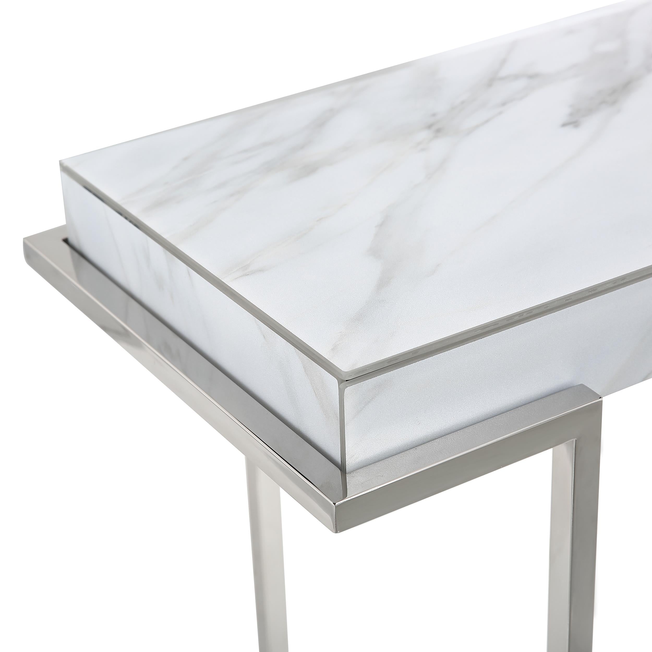  Camden Isle Aldon Wall Mirror and Console Table - Console Table - Bonton