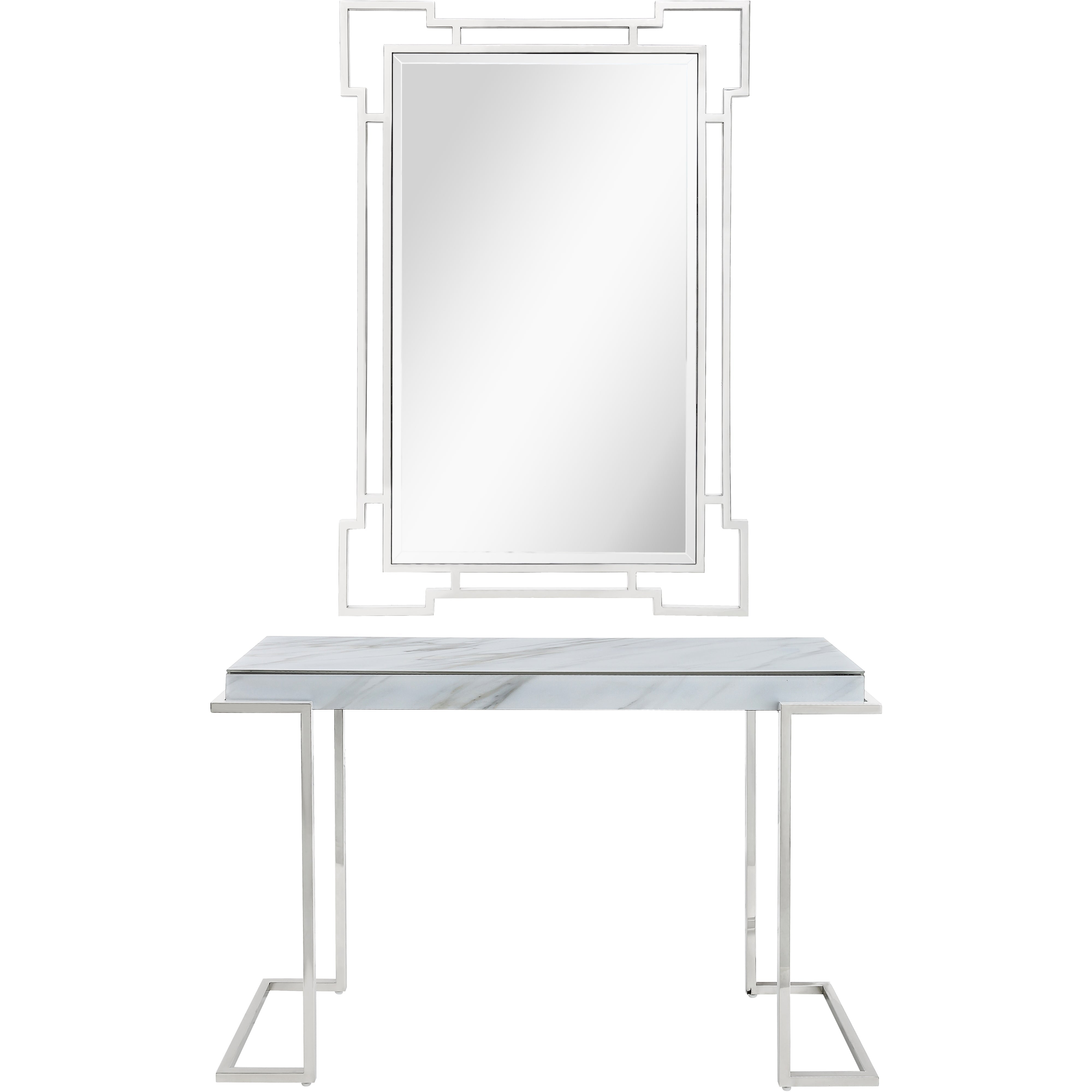  Camden Isle Aldon Wall Mirror and Console Table - Console Table - Bonton