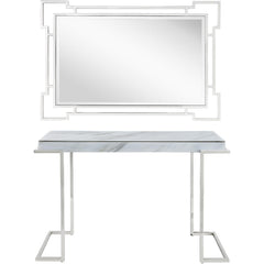 Aldon Wall Mirror and Console Table