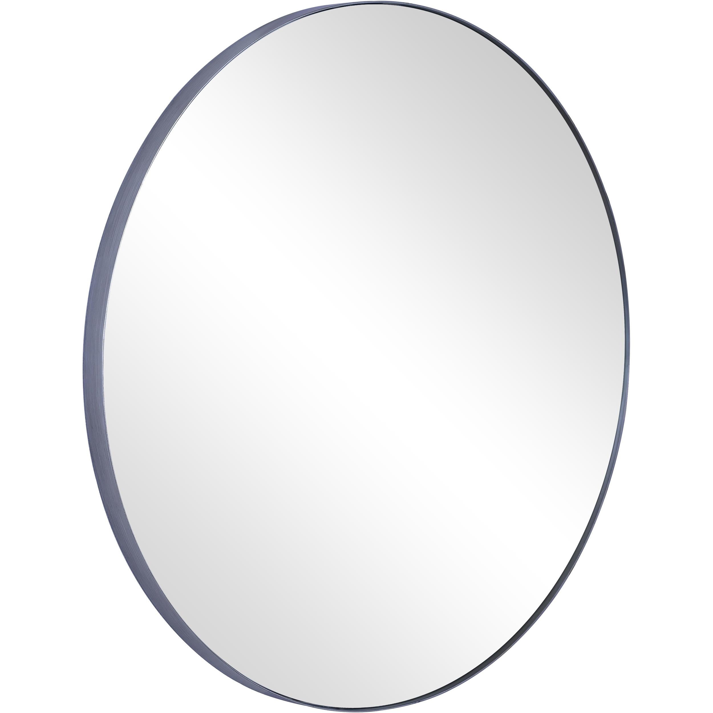  Camden Isle Round Metal Frame Mirror - Default Title - Bonton