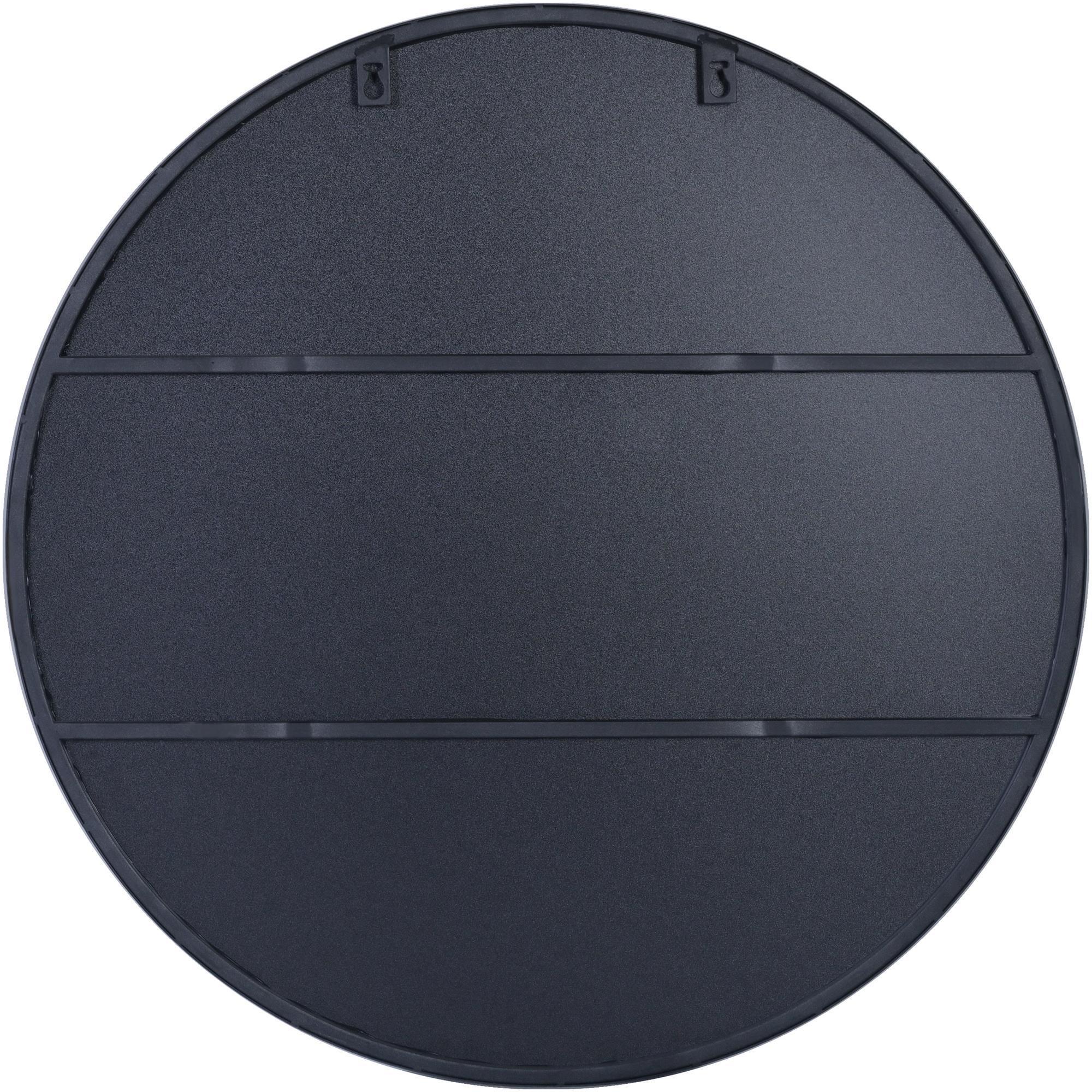  Camden Isle Round Metal Frame Mirror - Default Title - Bonton