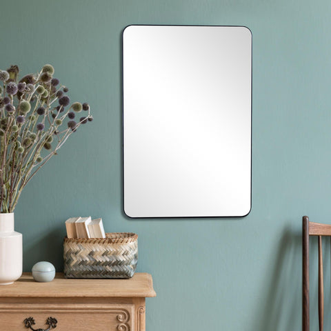 Rectangular Metal Frame Mirror