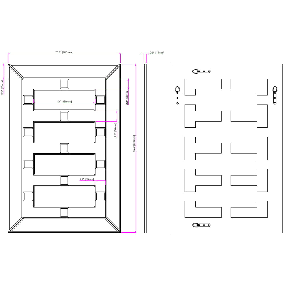  United Wall Mirror - Default Title - Bonton