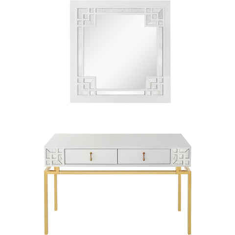 Dynasty Wall Mirror and Console Table