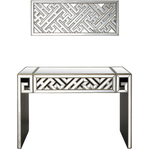 Becket Wall Mirror and Console Table