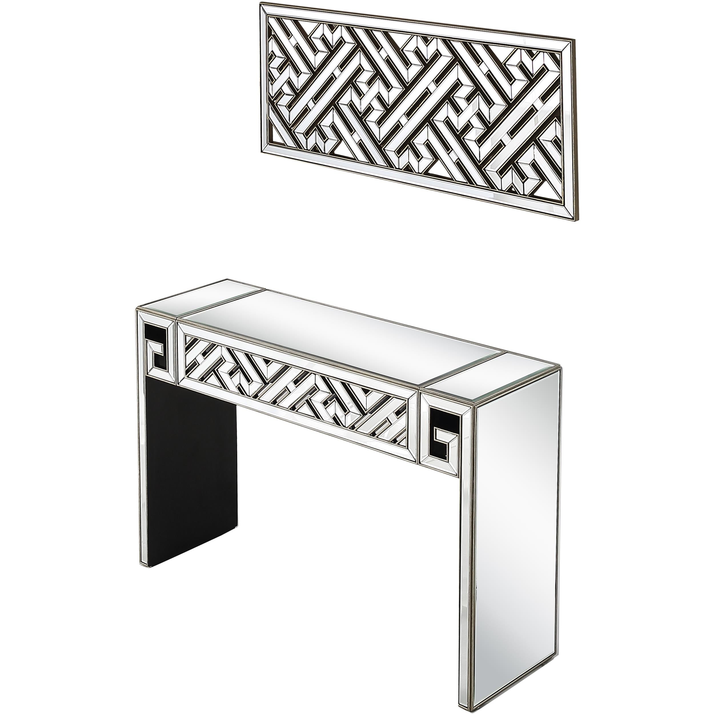  Camden Isle Becket Wall Mirror and Console Table - Mirror - Bonton