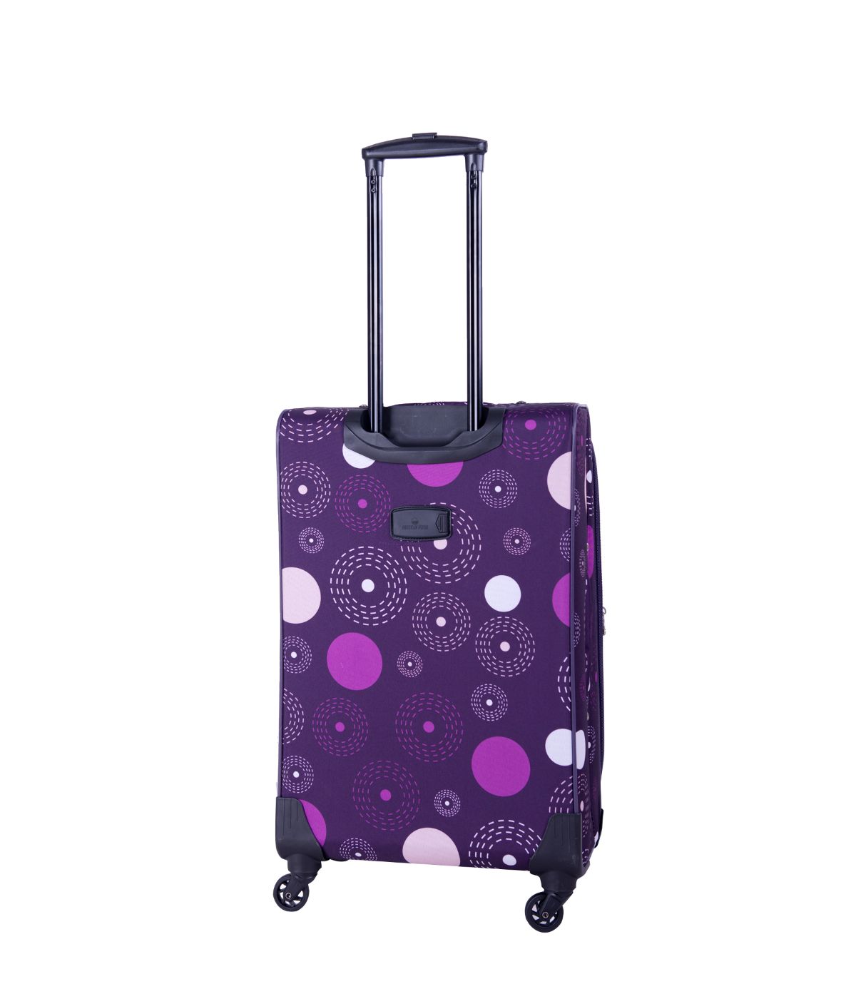  American Flyer Fireworks 5-Piece Spinner Luggage Set - Purple - Bonton