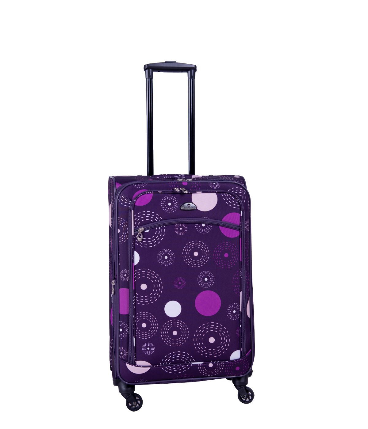  American Flyer Fireworks 5-Piece Spinner Luggage Set - Purple - Bonton