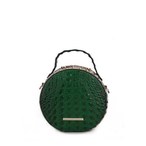 Ynnari Croc Round Crossbody Bag