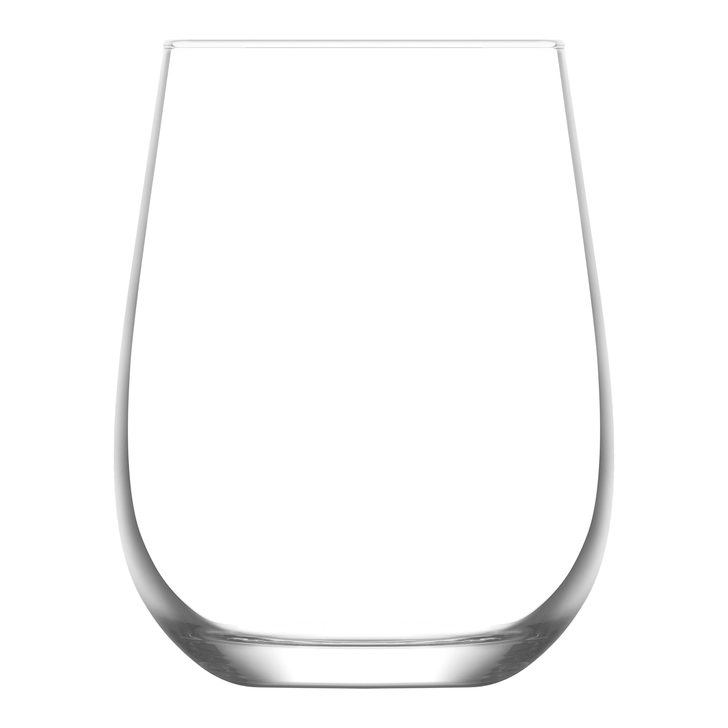  LAV Gaia Stemless Wine Glass 6-Piece Set - Clear - Bonton