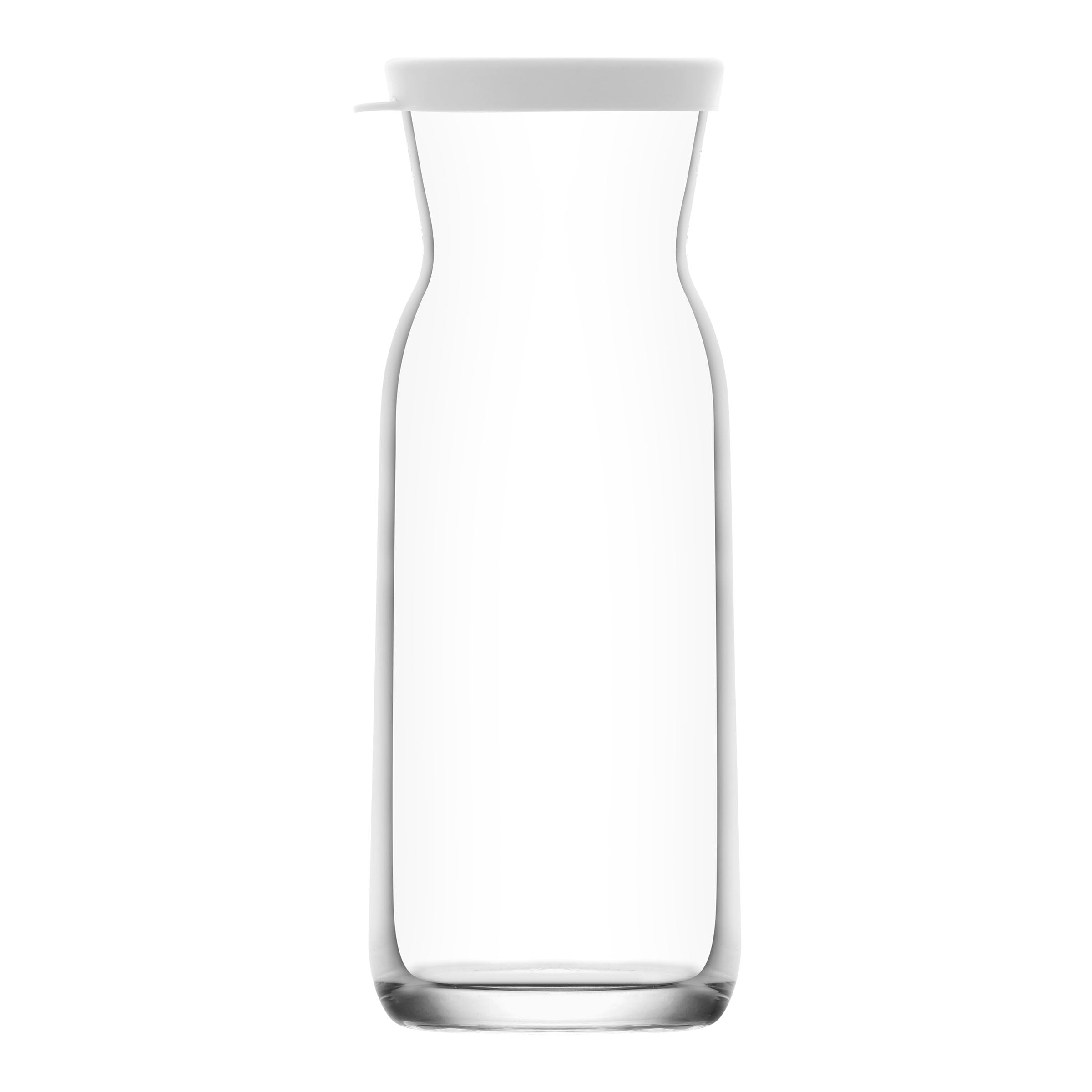  LAV Fonte Glass Carafe with Lid - Clear - Bonton