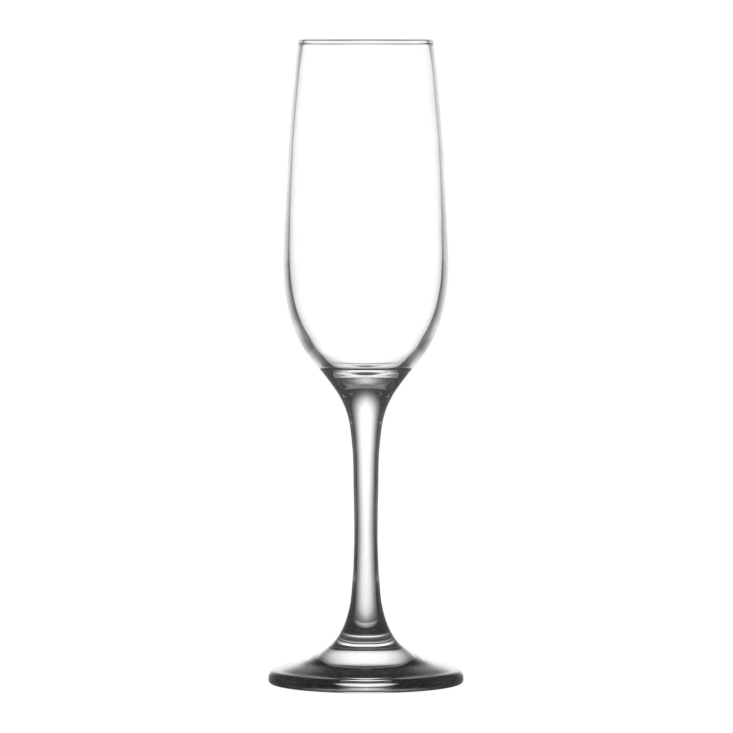  LAV Fame Champagne Flute 6-Piece Set - Clear - Bonton