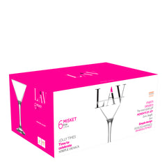 Misket Martini Cocktail Glass 6-Piece Set