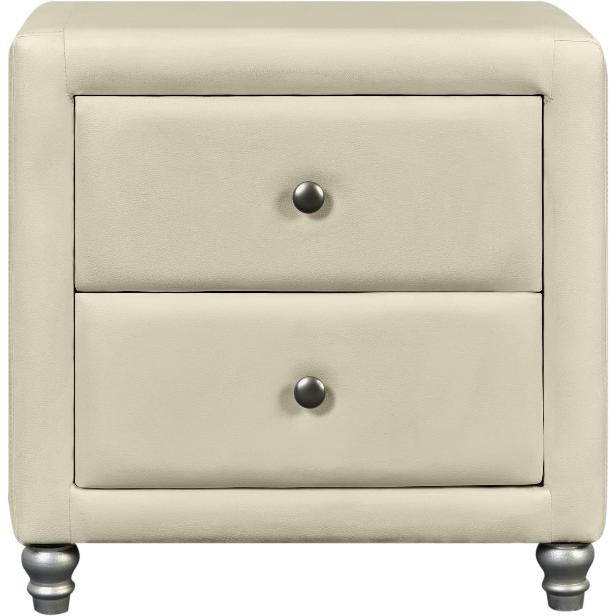  Camden Isle Upholstered Nightstand - Black - Bonton