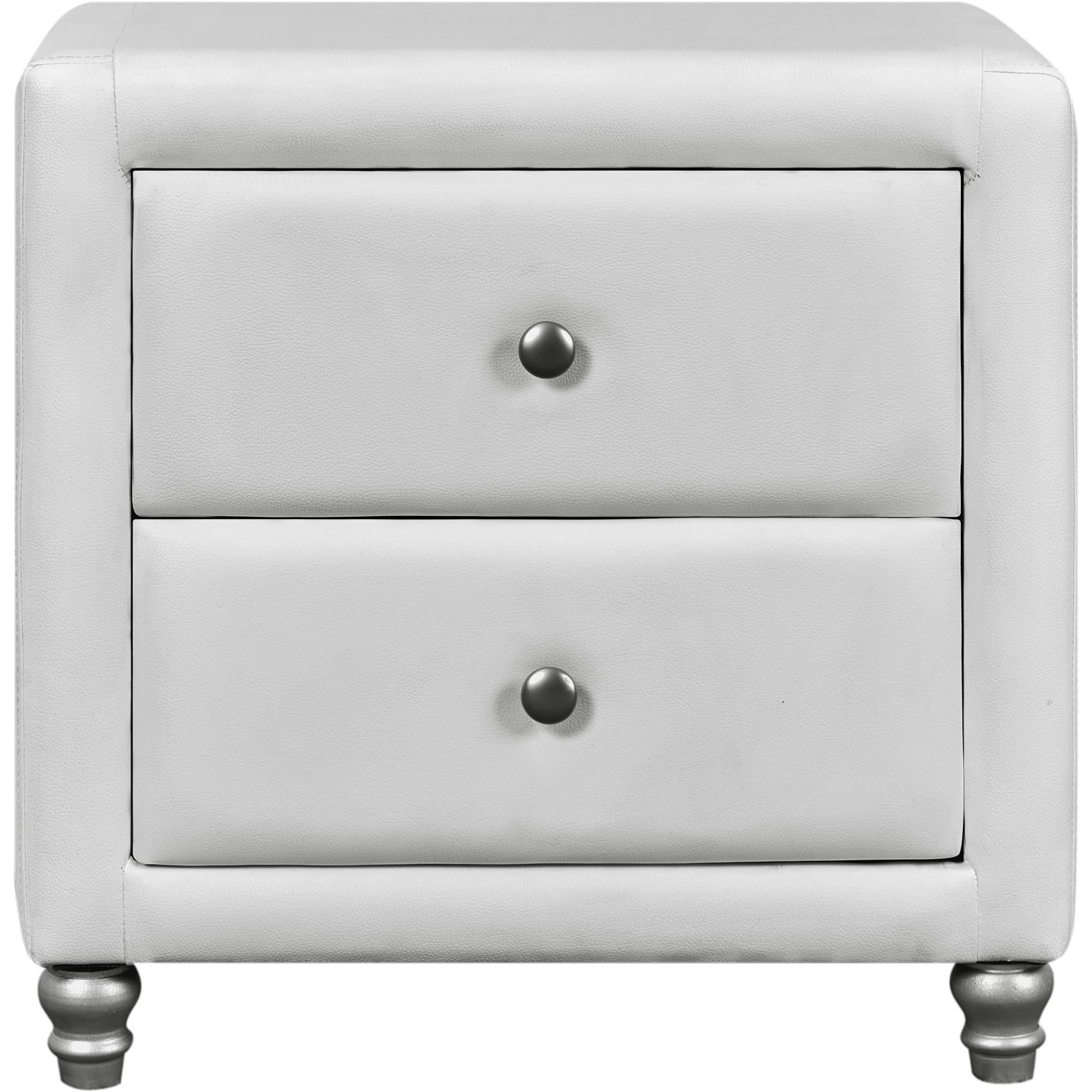  Camden Isle Upholstered Nightstand - Black - Bonton