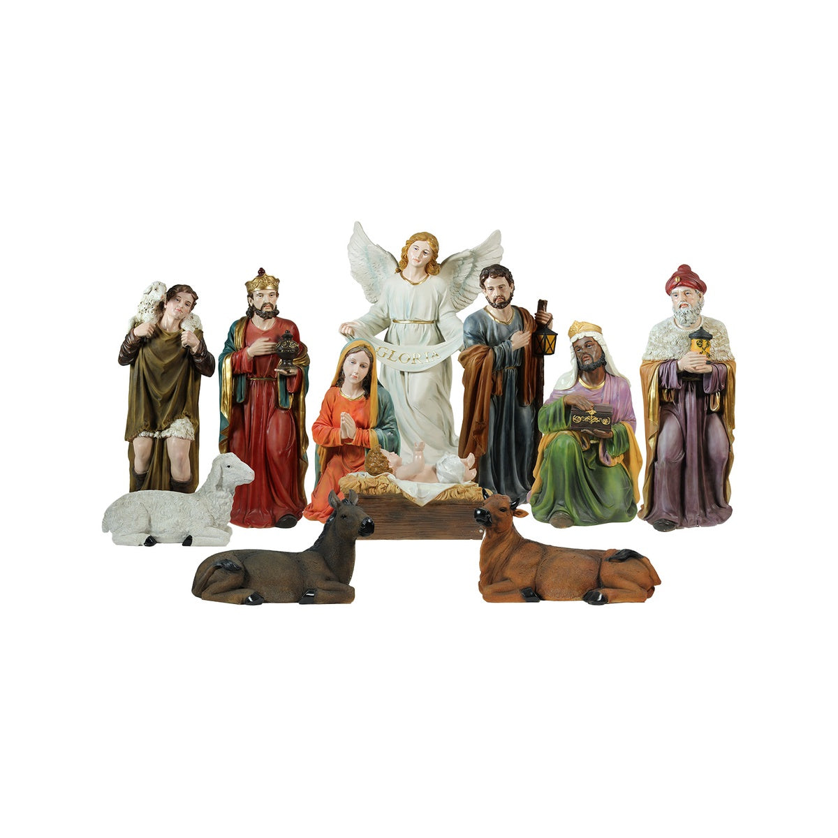  Northlight Multi-Color Christmas Nativity Figurine Set - 39