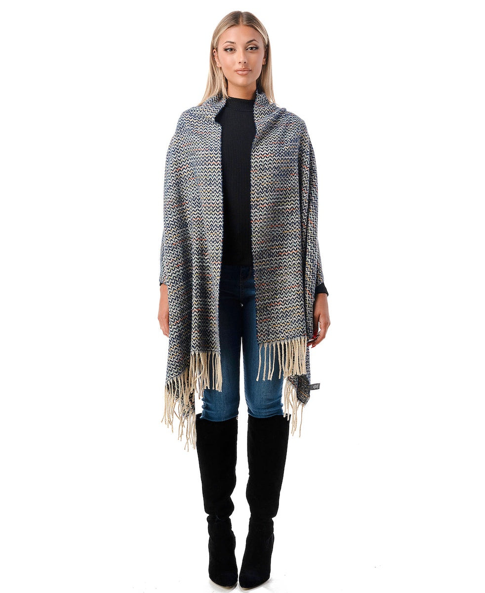  Marcus Adler The Bailey Scarf - Blue - Bonton