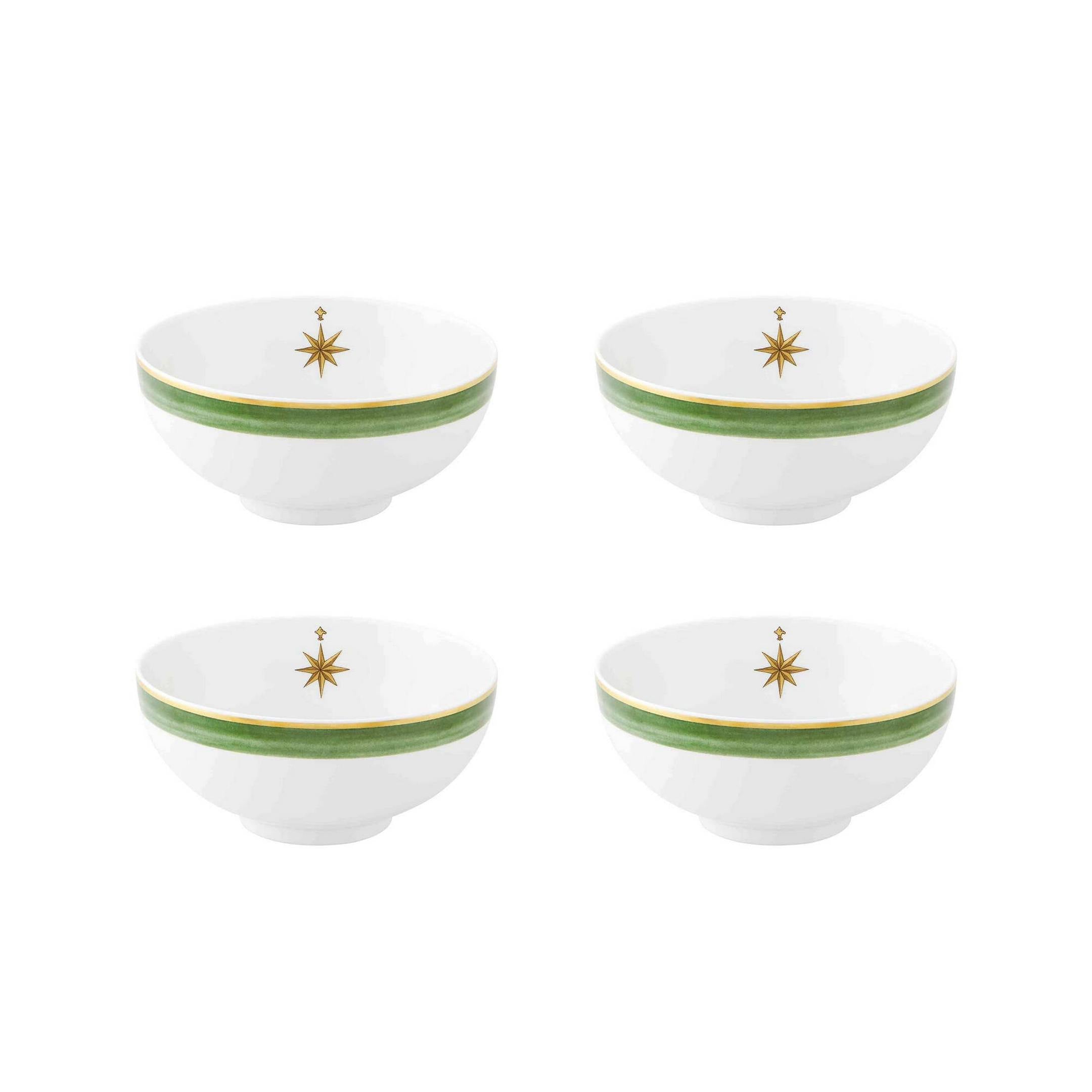  Vista Alegre Amazonia Soup Bowls Set of 4 - Multi - Bonton