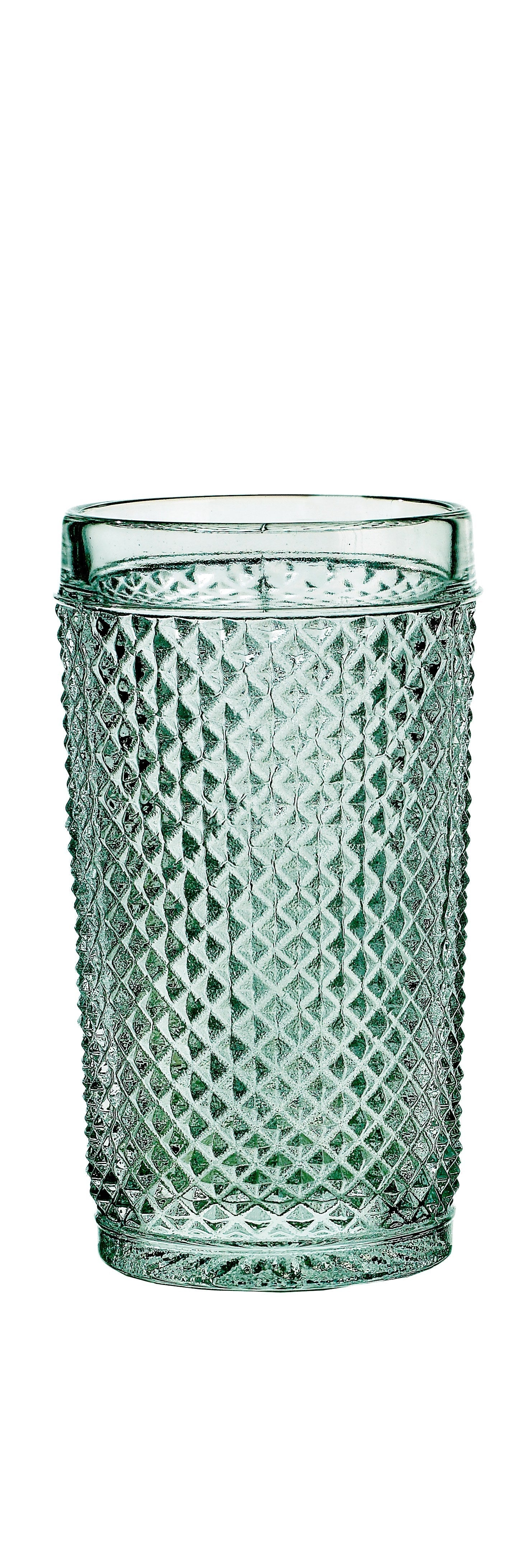  Vista Alegre Bicos Highball Glasses Set of 4 - Mint Green - Bonton