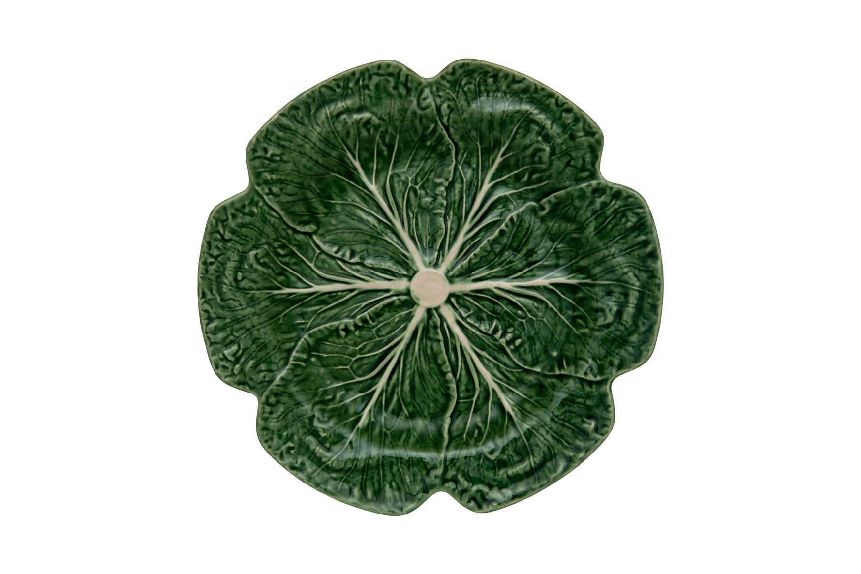  Bordallo Pinheiro Cabbage Charger Plates Set of 2 - Green - Bonton