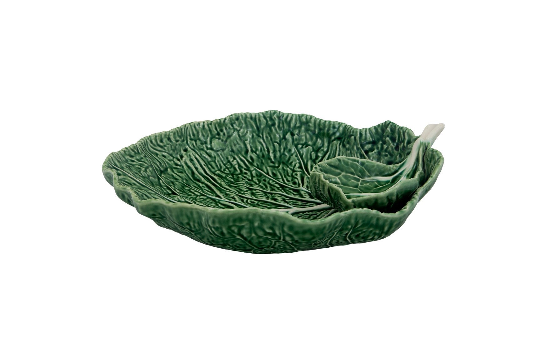  Bordallo Pinheiro Cabbage Chip & Dip - Green - Bonton