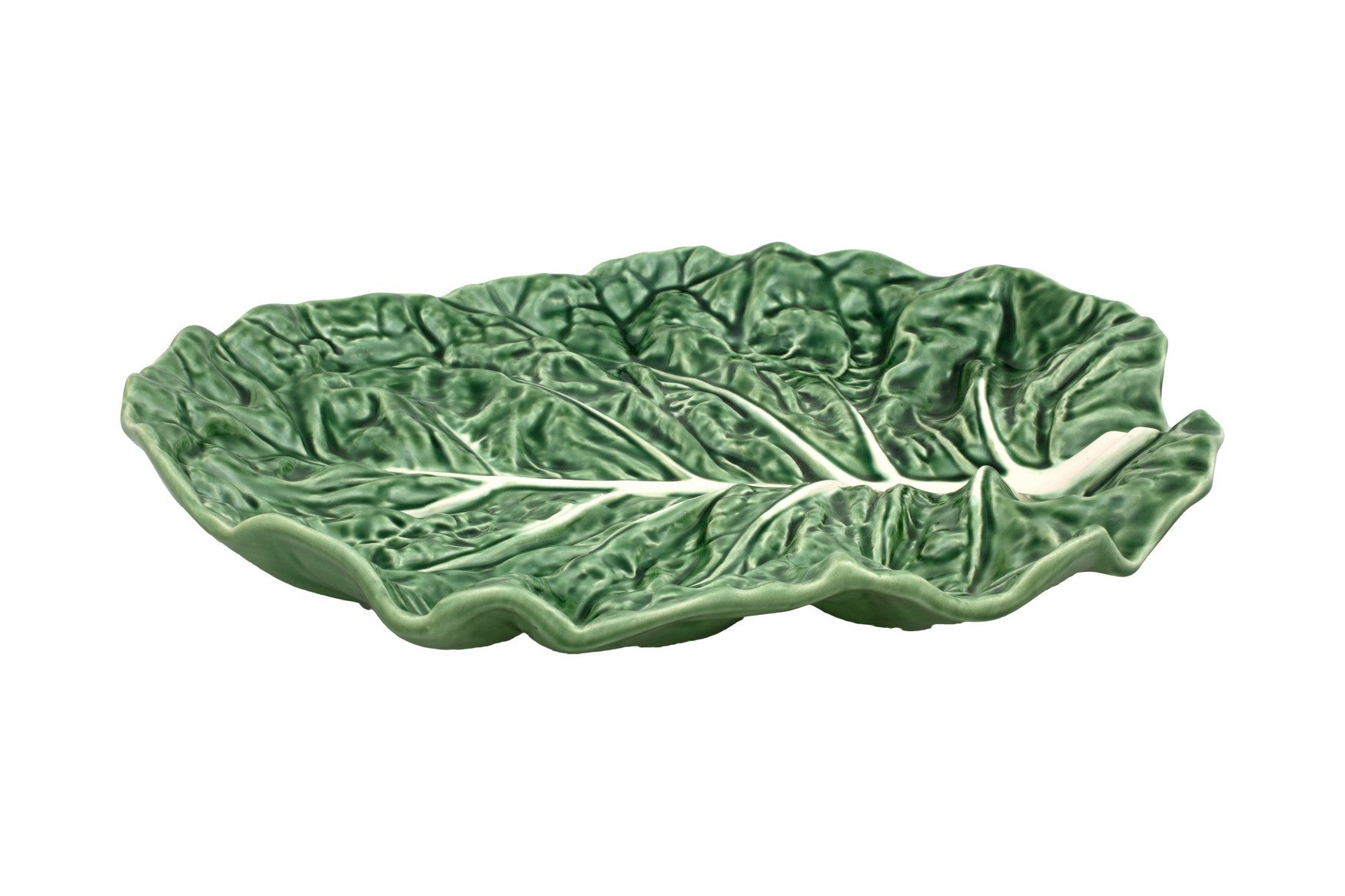  Bordallo Pinheiro Cabbage Fruit Platter - Green - Bonton